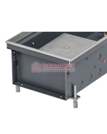 Внутрипольный конвектор Katherm QK шириной 190 мм с рулонной решеткой