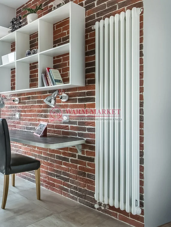 Трубчатый радиатор Arbonia 4220 четырехтрубный нижнее с вентилем подключение