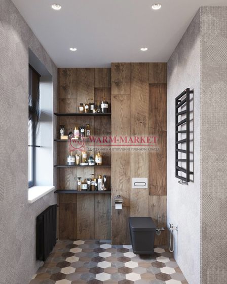 Quadro Zigzag &quot;Реплика&quot; - электрический дизайн-полотенцесушитель с терморегулятором