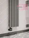 Axxinot Fortalla 40х40 VE - вертикальный электрический радиатор высотой 2000 мм, 8 секций