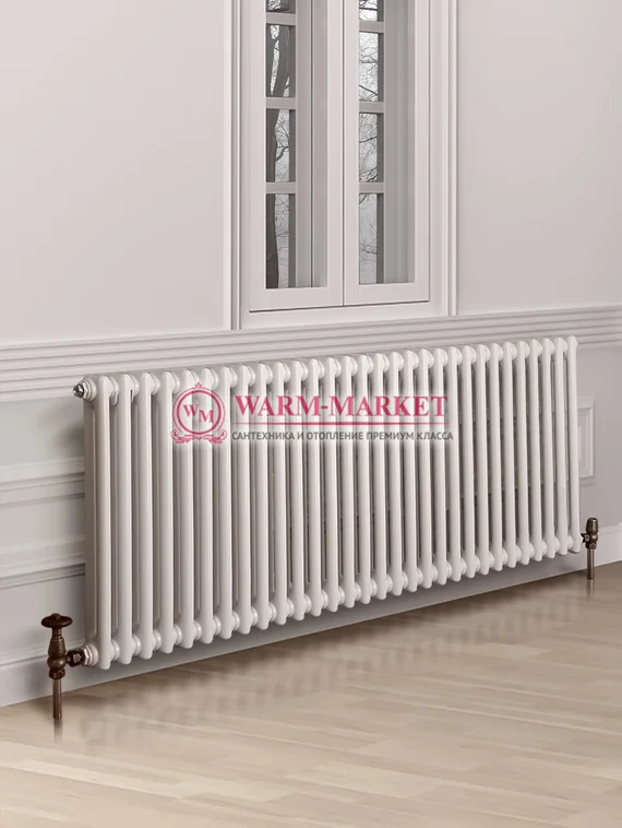 Трубчатый радиатор Dia Norm 2057-38 секций, двухтрубный с боковым подключением.