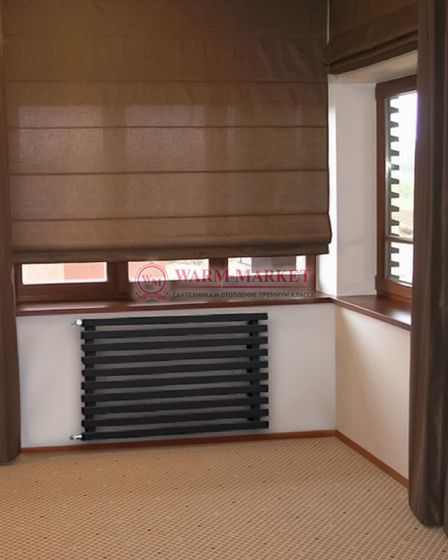 StrongHot H 40х40 - горизонтальный стальной трубчатый радиатор шириной 800 мм, 4 секции