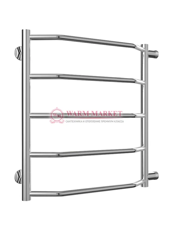 Виктория П5 - водяной полотенцесушитель, боковое подключение, цвет золото