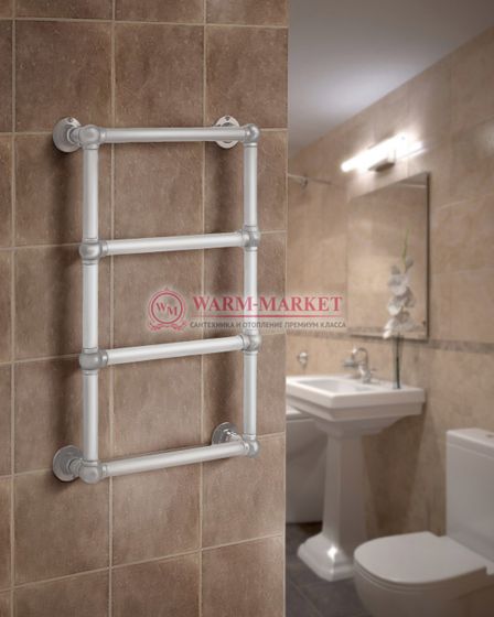 Полотенцесушитель Warmer Bomond в ретро стиле 600х400 мм, 4 перекладины