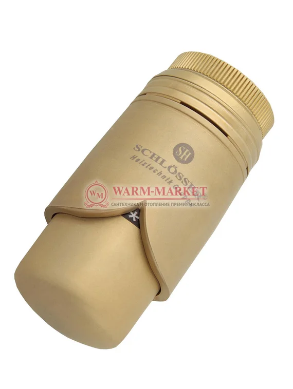 Термостатическая головка RTL Brillant Матовое золото