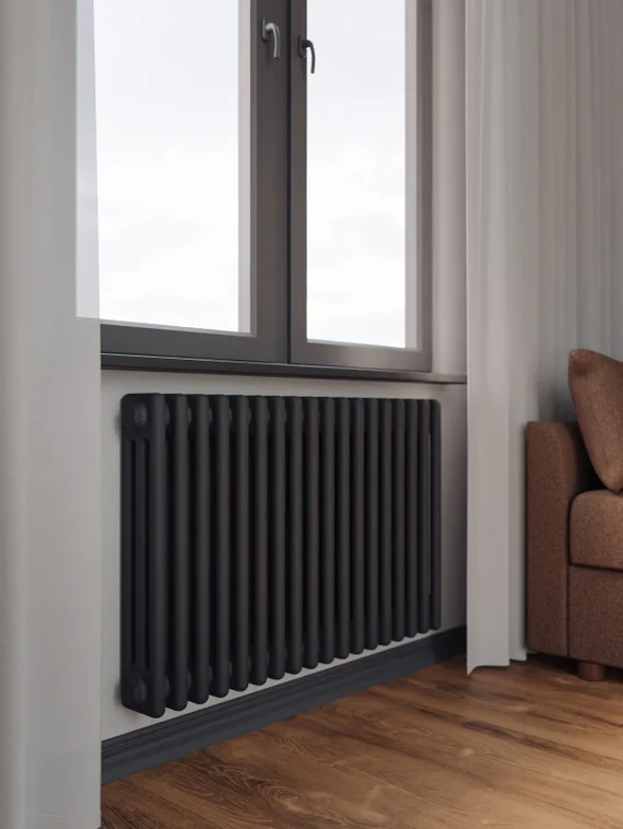 Bronto Pipe 3090 - трехтрубный трубчатый радиатор высотой 900 мм, нижнее подключение