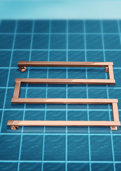Optima - дизайн полотенцесушитель с боковым подключением