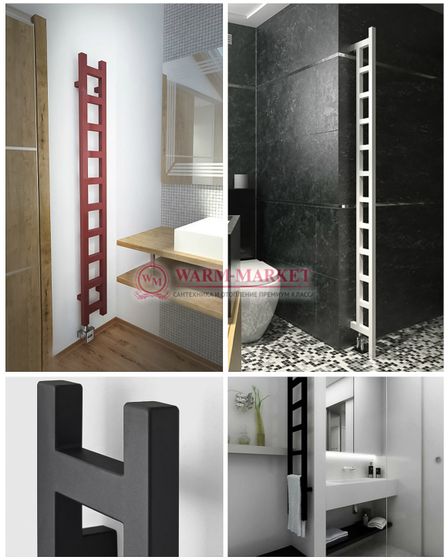 Quadro Q11 Easy - электрический дизайн-полотенцесушитель из нержавеющей стали