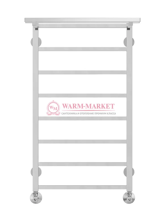 Контур П8-3 - водяной полотенцесушитель с полкой, нижнее подключение