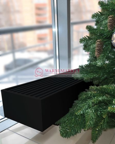 Напольный конвектор KZTO Radiator Элегант мини 80х130  ral 9005