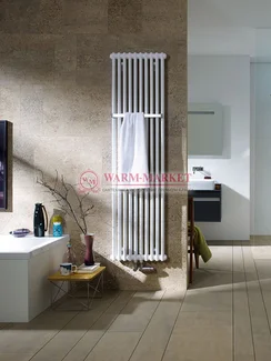 Вертикальный трубчатый радиатор Zehnder 6250 V002 с нижним подключением