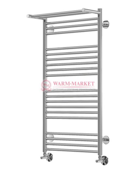 Аврора П20-3 - электрический полотенцесушитель с полкой