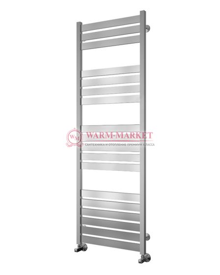 Латте П18 - водяной полотенцесушитель, нижнее подключение, белый