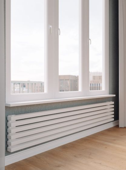 Bronto Plex Z - горизонтальный трубчатый радиатор шириной 1750 мм, нижнее правое подключение