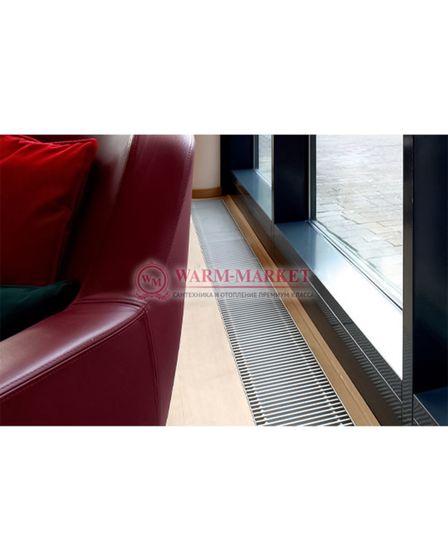 Внутрипольный конвектор Katherm QE с электрическим нагревательным элементом