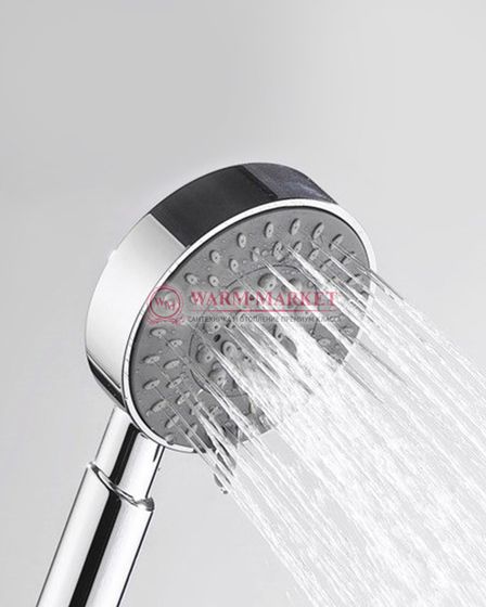 Встраиваемый комплект для душа с верхней душевой насадкой и лейкой черный А16028-Bl Thermo