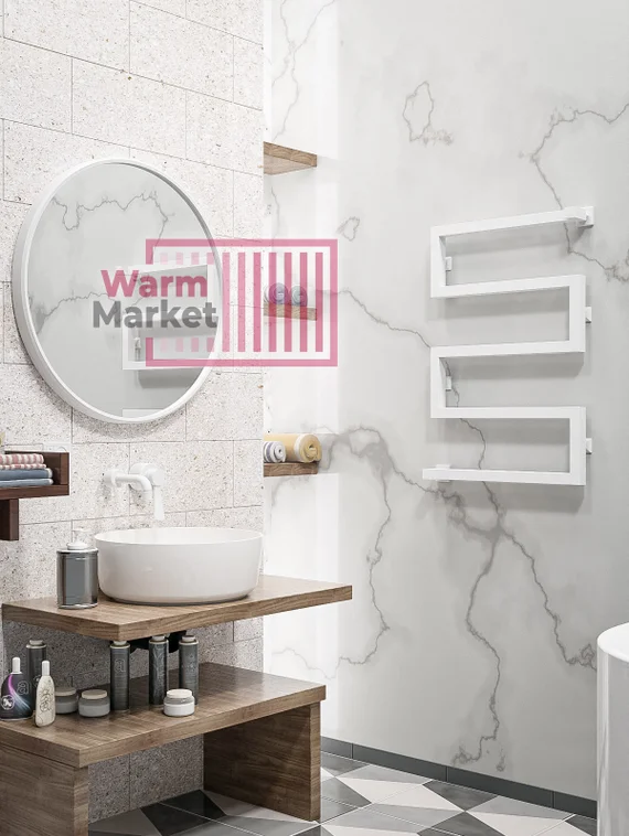 Axxinot Lurosa - змеевидный водяной дизайн полотенцесушитель из нержавеющей стали