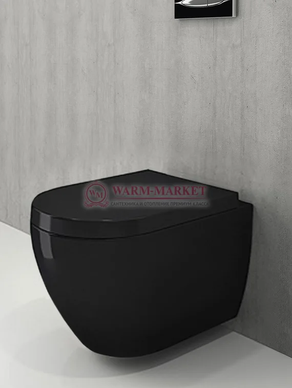 Унитаз подвесной Bocchi Venezia черный глянцевый