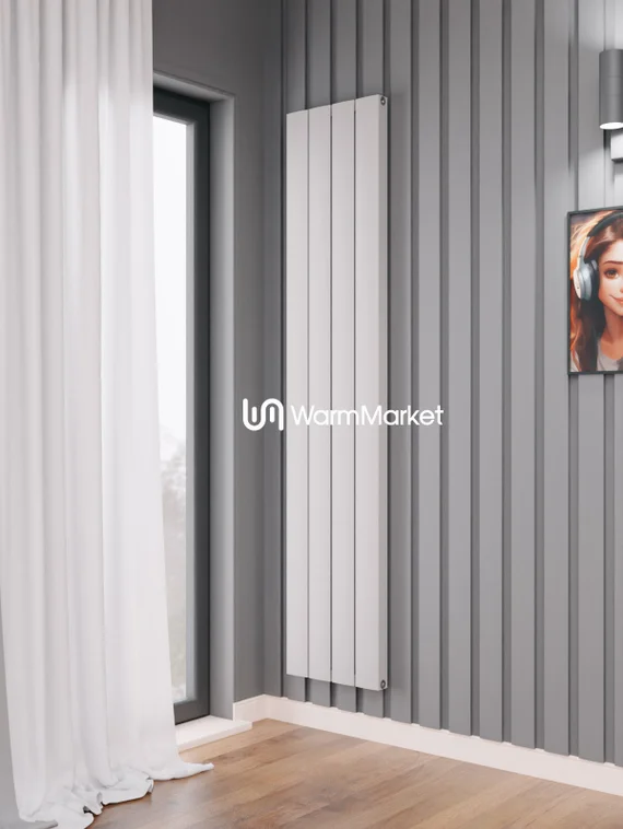 Axxinot Barkas V 2000 - вертикальный алюминиевый радиатор высотой 2030 мм
