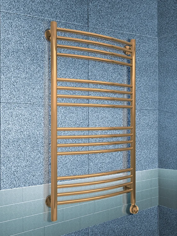 Bogema E - электрический полотенцесушитель с выгнутыми вперед перекладинами, 600х400 мм