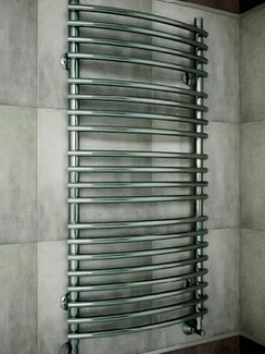 Mario  - водяной полотенцесушитель выгнутый вперед