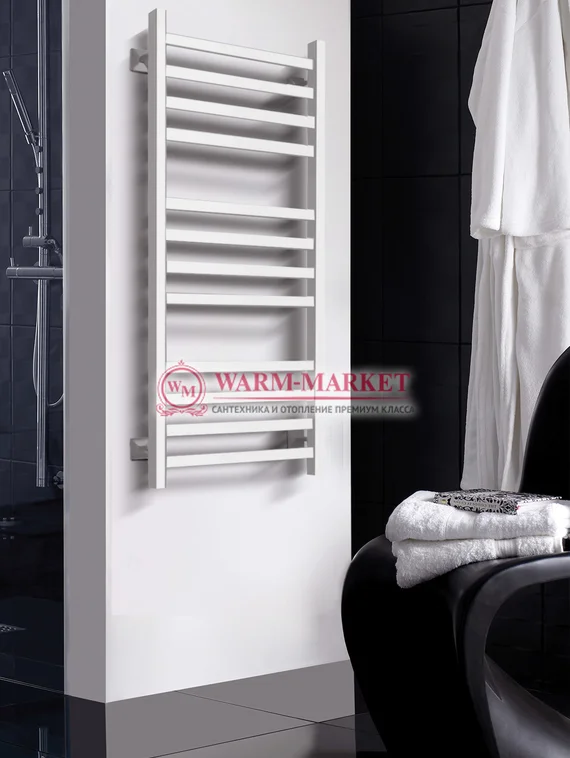 Quadro V 30-водяной полотенцесушитель из квадратного и прямоугольного профиля