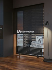 Bareng Tipe ZN 1250 - напольный трубчатый радиатор шириной 1250 мм, боковое подключение