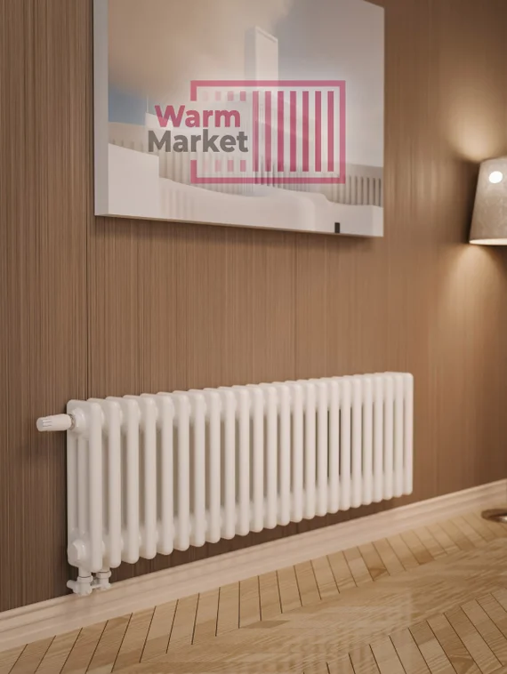 Axxinot Sentir 3020 - стальной трубчатый радиатор, нижнее подключение с термостатикой N69 твв