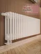 Axxinot Sentir 3040 - стальной трубчатый радиатор, нижнее подключение с термостатикой N69 твв