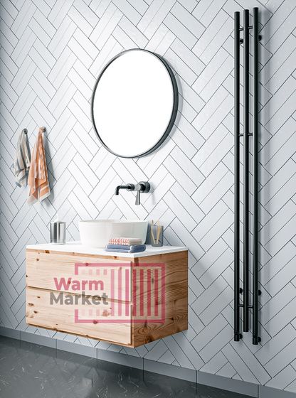 Axxinot Ture 3 - узкий водяной дизайн полотенцесушитель из нержавеющей стали