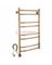 Электрический полотенцесушитель Secado Агата 4 из латуни