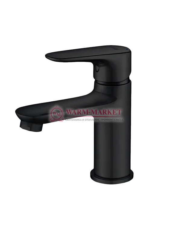 Смеситель для умывальника черный Vils 5603-Bl