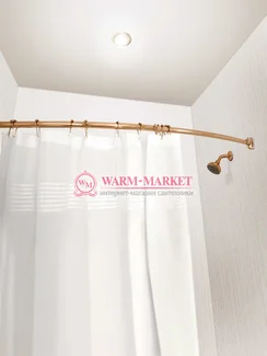 Карниз по контуру ванны дугообразный Premium цвет бронза (параллельные стены).