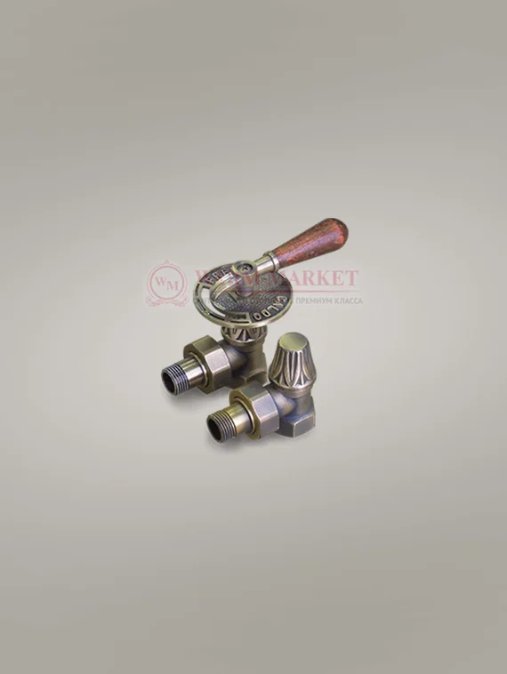 Комплект для подключения чугунного радиатора 1/2 угловой