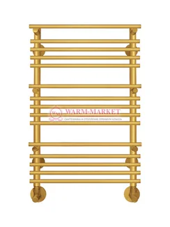 Вента Люкс П15 - водяной полотенцесушитель, нижнее подключение, цвет золото