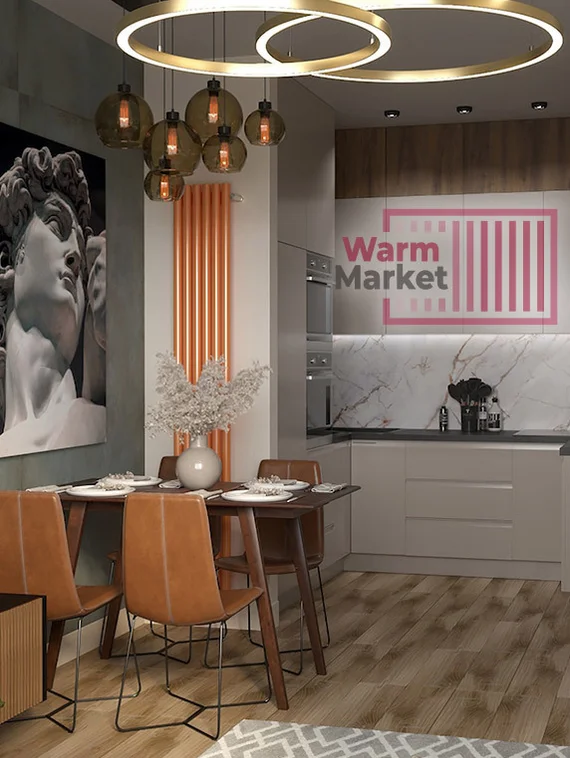 Diametro 42 V - вертикальный трубчатый радиатор высотой 1750 мм, 14 секций