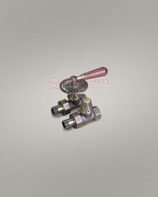 Комплект прямой 1/2 дюйма для подключения чугунного радиатора