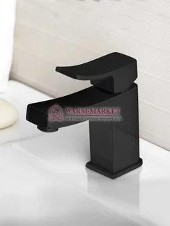 Смеситель для умывальника черный Aller 1063-Bl