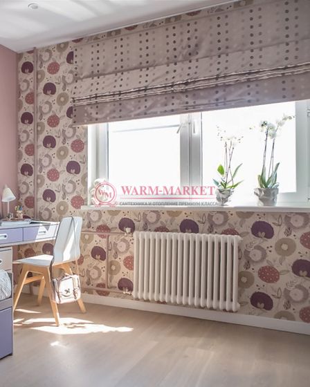 Трубчатый радиатор Arbonia 5057 пятитрубный, боковое подключение