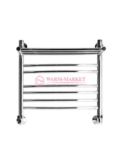 Bogema 2 (дуга) - водяной полотенцесушитель с полкой из нержавеющей стали