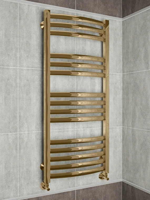 Palermo Bronze  - бронзовый дизайн полотенцесушитель. Бронза.