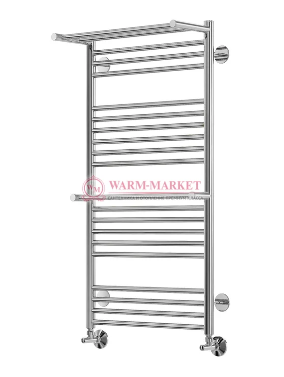 Аврора П20-3 - водяной полотенцесушитель с двумя полками