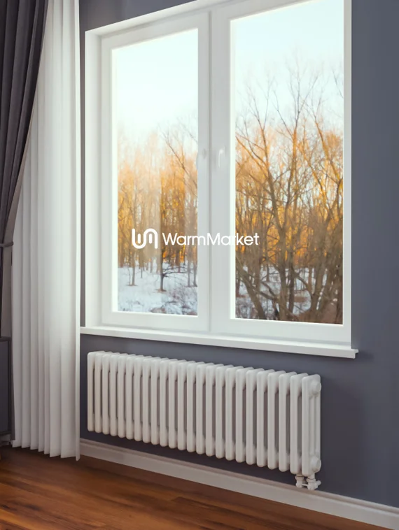 Bareng Softy 3030 - трехтрубный трубчатый радиатор высотой 300 мм, нижнее подключение