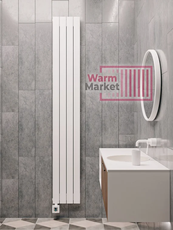 Axxinot Adero 30х60 VE - вертикальный электрический радиатор высотой 2000 мм, 3 секции