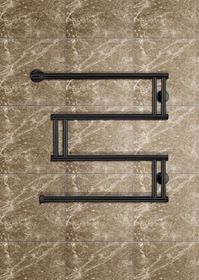 High-Tech Black - черный полотенцесушитель из нержавеющей стали