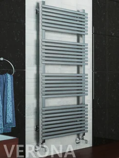 Verona  -  водяной дизайн полотенцесушитель с квадратным профилем.