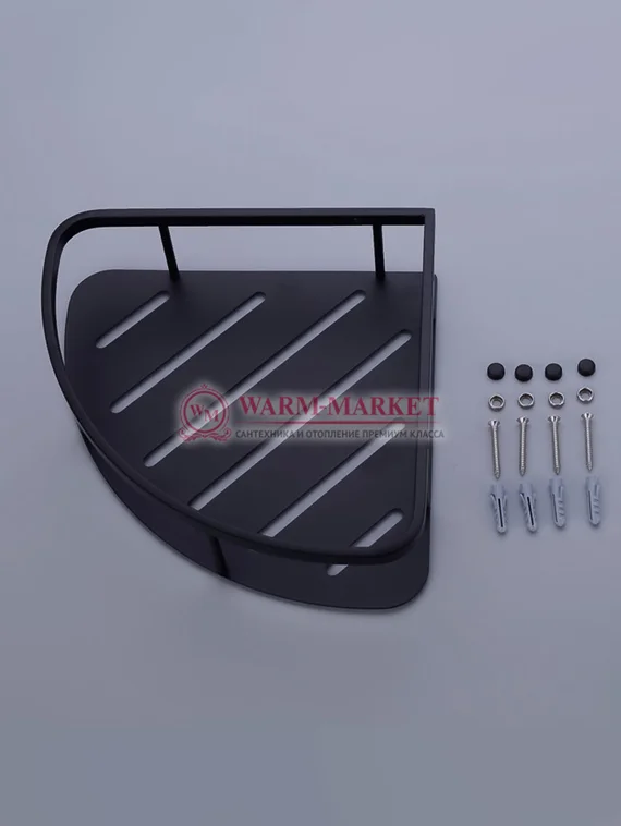 Полочка угловая Warmer Black Line 5526876