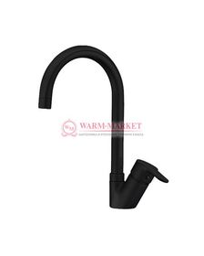 Смеситель для кухни черный Ruhr 24407-Bl