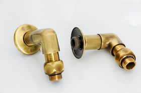 Универсальный комплект для подключения полотенцесушителей античная бронза, серия Retro