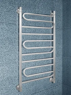 Elegia White - белый водяной полотенцесушитель с эффективно расположенными перекладинами